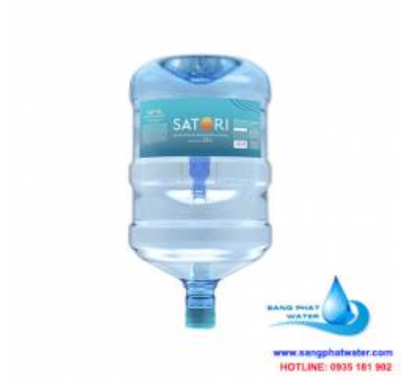 Nước Satori bình 20L - Nước Uống Sang Phát Water - Công Ty TNHH Thương Mại và Sản Xuất Sang Phát